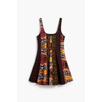 Robe femme Desigual Lacroix Marron S - Publicité Robe femme Desigual Lacroix Marron S - Publicité