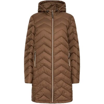 Doudoune long femme fransa 12 Marron XL - Publicité Doudoune long femme fransa 12 Marron XL - Publicité