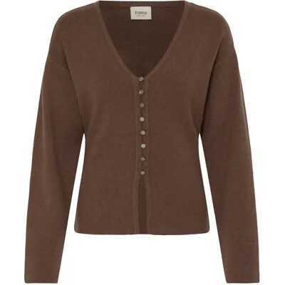 Cardigan femme fransa Vera Marron S - Publicité Cardigan femme fransa Vera Marron S - Publicité