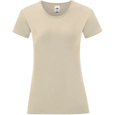 T-shirt femme Fruit of the Loom Iconic 150 Jaune XL - Publicité T-shirt femme Fruit of the Loom Iconic 150 Jaune XL - Publicité
