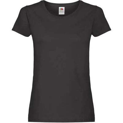 T-shirt femme Fruit of the Loom Original Noir XL - Publicité T-shirt femme Fruit of the Loom Original Noir XL - Publicité