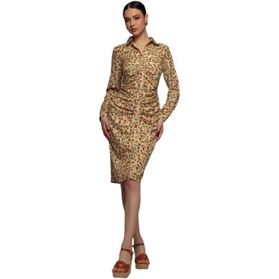 Robe chemise imprimé floral femme Goddiva Beige 44 - Publicité Robe chemise imprimé floral femme Goddiva Beige 44 - Publicité
