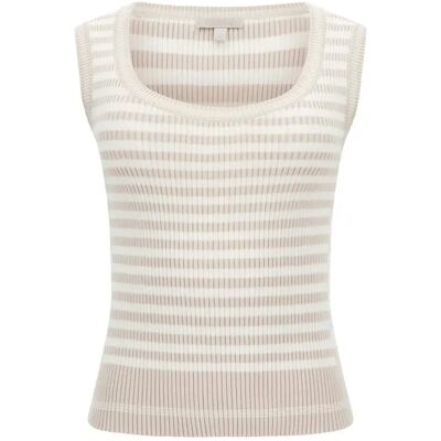 Débardeur à rayures mélangées femme Guess Marti Beige S - Publicité Débardeur à rayures mélangées femme Guess Marti Beige S - Publicité