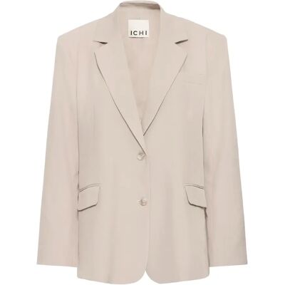 Blazer oversize femme Ichi Fava Gris 44 - Publicité Blazer oversize femme Ichi Fava Gris 44 - Publicité