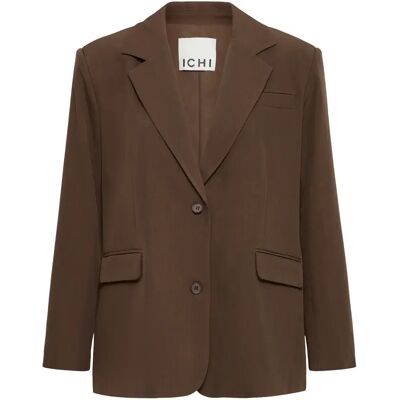 Blazer oversize femme Ichi Fava Marron 40 - Publicité Blazer oversize femme Ichi Fava Marron 40 - Publicité