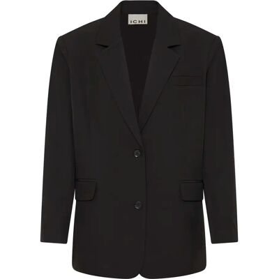 Blazer oversize femme Ichi Fava Noir 36 - Publicité Blazer oversize femme Ichi Fava Noir 36 - Publicité