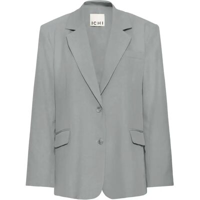 Blazer oversize femme Ichi Fava Gris 44 - Publicité Blazer oversize femme Ichi Fava Gris 44 - Publicité