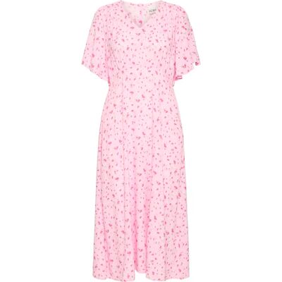 Robe femme Ichi Vera 42 Rose 36 - Publicité Robe femme Ichi Vera 42 Rose 36 - Publicité
