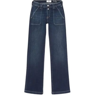 Jeans femme Le Temps des cerises Flare pulp N°1 Bleu 26 - Publicité Jeans femme Le Temps des cerises Flare pulp N°1 Bleu 26 - Publicité
