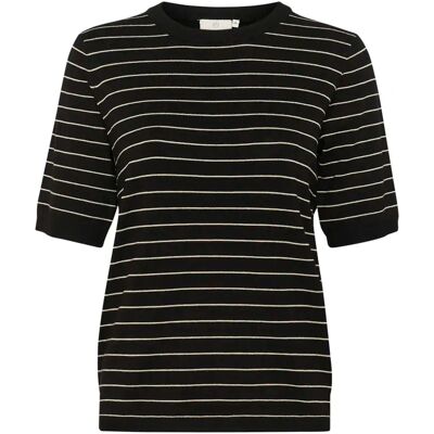T-shirt femme KAFFE Lizza Noir M - Publicité T-shirt femme KAFFE Lizza Noir M - Publicité