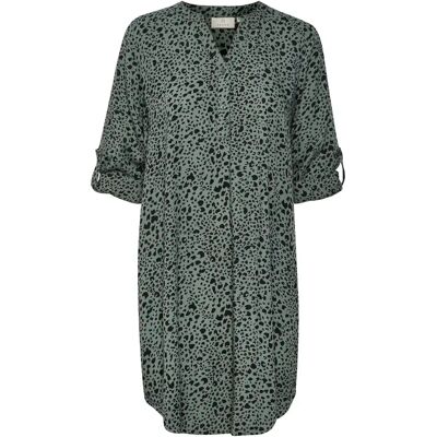 Robe chemise femme KAFFE Marana Vert 38 - Publicité Robe chemise femme KAFFE Marana Vert 38 - Publicité
