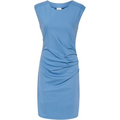 Robe col rond femme KAFFE India Bleu S - Publicité Robe col rond femme KAFFE India Bleu S - Publicité