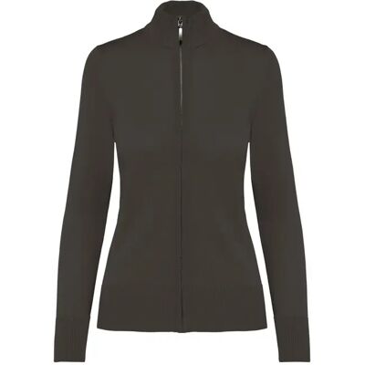 Cardigan zippé femme Kariban Gris XL - Publicité Cardigan zippé femme Kariban Gris XL - Publicité