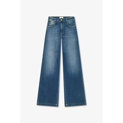 Jeans femme Le Temps des cerises Ling Wide Leg Bleu 34 - Publicité Jeans femme Le Temps des cerises Ling Wide Leg Bleu 34 - Publicité