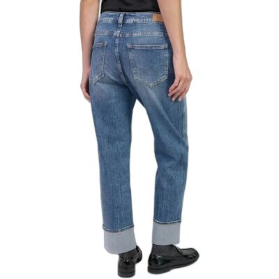 Jeans 400/60 girlfriend taille haute femme Le Temps des cerises Jama N°4 Bleu 24 - Publicité Jeans 400/60 girlfriend taille haute femme Le Temps des cerises Jama N°4 Bleu 24 - Publicité