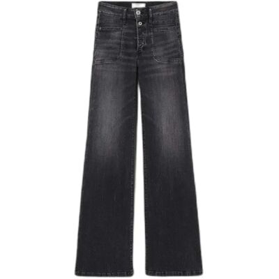 Jeans pulp flare femme Le Temps des cerises Hooks Gris 24 - Publicité Jeans pulp flare femme Le Temps des cerises Hooks Gris 24 - Publicité