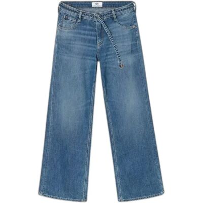 Jeans Wide Leg femme Le Temps des cerises Lauryn Jab Bleu 24 - Publicité Jeans Wide Leg femme Le Temps des cerises Lauryn Jab Bleu 24 - Publicité