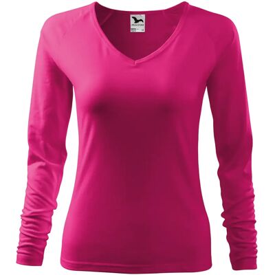 T-shirt manches longues femme Malfini Elegance 127 Rose XS - Publicité T-shirt manches longues femme Malfini Elegance 127 Rose XS - Publicité