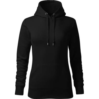 Sweatshirt à capuche femme Malfini Cape Free F14 Noir 2XL - Publicité Sweatshirt à capuche femme Malfini Cape Free F14 Noir 2XL - Publicité