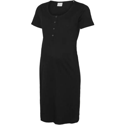 Robe femme Mamalicious Mira Solid NightGown A.E. Noir S - Publicité Robe femme Mamalicious Mira Solid NightGown A.E. Noir S - Publicité