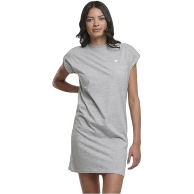 Robe t-shirt femme Mister Tee Heart Emb Gris XS - Publicité Robe t-shirt femme Mister Tee Heart Emb Gris XS - Publicité