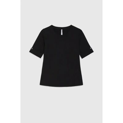 Blouse femme Moodo L-TS-4910 Noir 44 - Publicité Blouse femme Moodo L-TS-4910 Noir 44 - Publicité