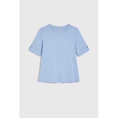 Blouse femme Moodo L-TS-4910 Bleu 44 - Publicité Blouse femme Moodo L-TS-4910 Bleu 44 - Publicité
