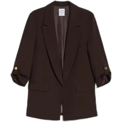 Blazer femme Moodo Z-MR-4800 Marron M - Publicité Blazer femme Moodo Z-MR-4800 Marron M - Publicité