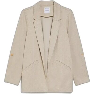 Blazer femme Moodo Z-MR-4807 Beige XL - Publicité Blazer femme Moodo Z-MR-4807 Beige XL - Publicité