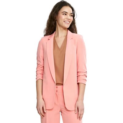 Blazer à manches 3/4 et plis femme Nife Rose 38 - Publicité Blazer à manches 3/4 et plis femme Nife Rose 38 - Publicité