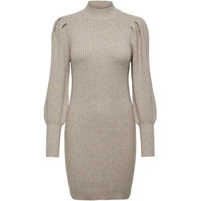 Robe manches longues tricoter femme Only Onlkatia Beige XL - Publicité Robe manches longues tricoter femme Only Onlkatia Beige XL - Publicité