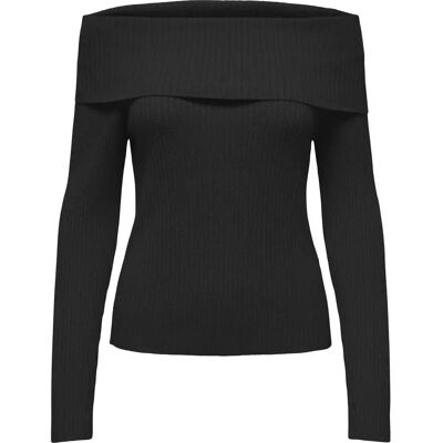 Pull à épaules dénudées femme Only Katia Noir XL - Publicité Pull à épaules dénudées femme Only Katia Noir XL - Publicité