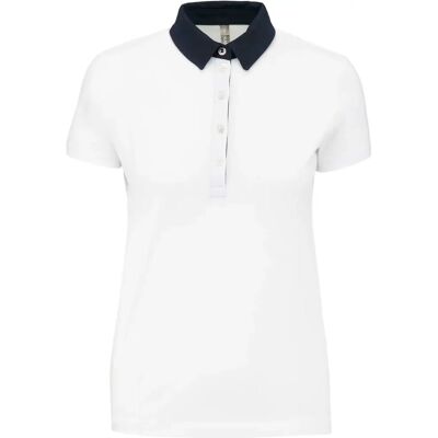 Polo femme Kariban Blanc XS - Publicité Polo femme Kariban Blanc XS - Publicité