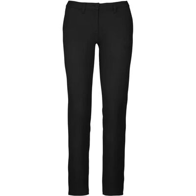 Pantalon femme Kariban Chino Noir 42 - Publicité Pantalon femme Kariban Chino Noir 42 - Publicité