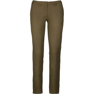 Pantalon femme Kariban Chino Marron 48 - Publicité Pantalon femme Kariban Chino Marron 48 - Publicité