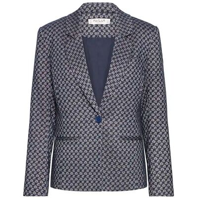 Blazer tissé femme Pulz Jeans Cally Bleu 44 - Publicité Blazer tissé femme Pulz Jeans Cally Bleu 44 - Publicité