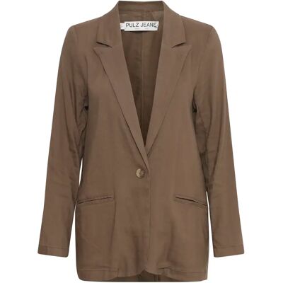 Blazer femme Pulz Jeans Luca Marron 44 - Publicité Blazer femme Pulz Jeans Luca Marron 44 - Publicité