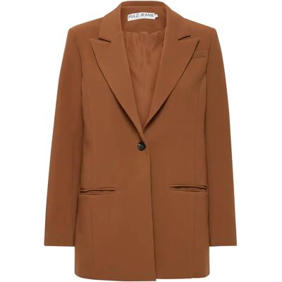 Blazer femme Pulz Jeans Beverly Marron 38 - Publicité Blazer femme Pulz Jeans Beverly Marron 38 - Publicité
