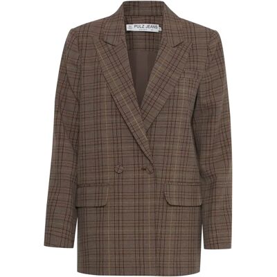 Blazer femme Pulz Jeans Lyzet Marron 36 - Publicité Blazer femme Pulz Jeans Lyzet Marron 36 - Publicité