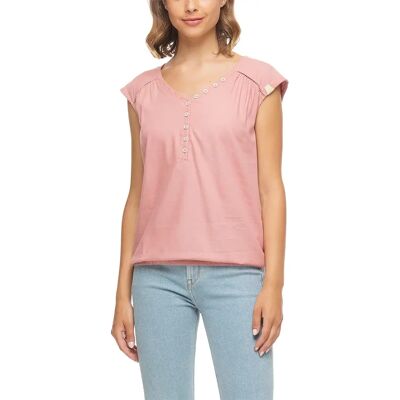 T-shirt femme Ragwear Salty Denim Rose XS - Publicité T-shirt femme Ragwear Salty Denim Rose XS - Publicité