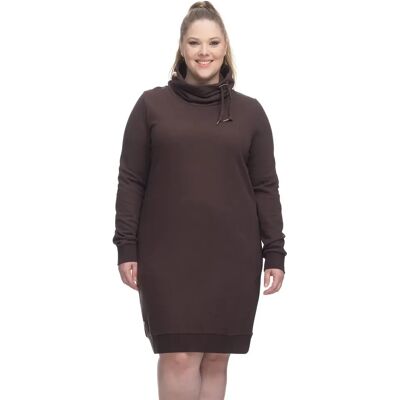 Robe pull femme Ragwear Chloe SOLID plus Marron 44 - Publicité Robe pull femme Ragwear Chloe SOLID plus Marron 44 - Publicité