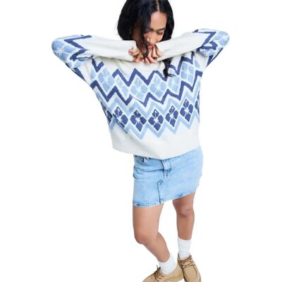Pull col roulé femme Roxy Saltwater Lover Blanc XL - Publicité Pull col roulé femme Roxy Saltwater Lover Blanc XL - Publicité