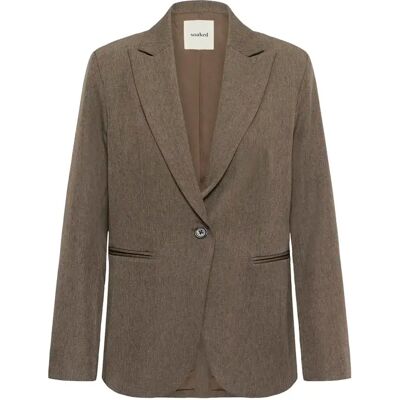 Blazer femme Soaked in Luxury Lilu Corinne Marron XL - Publicité Blazer femme Soaked in Luxury Lilu Corinne Marron XL - Publicité