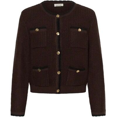 Cardigan femme Soaked in Luxury Nobilo Marron XL - Publicité Cardigan femme Soaked in Luxury Nobilo Marron XL - Publicité