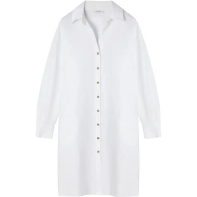 Robe chemise femme Tatuum Alira Blanc 44 - Publicité Robe chemise femme Tatuum Alira Blanc 44 - Publicité