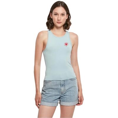 Débardeur femme Urban Classics Radiant Heart Racer Bleu S - Publicité Débardeur femme Urban Classics Radiant Heart Racer Bleu S - Publicité