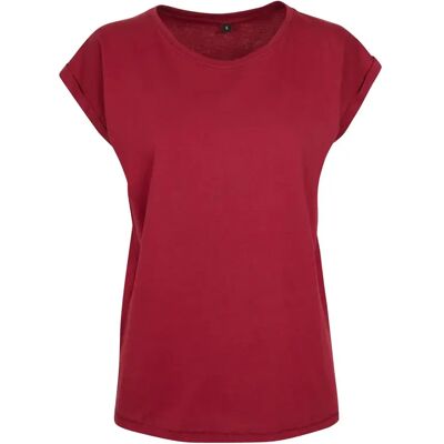 T-shirt à épaules dénudées femme Build Your Brand Rouge M - Publicité T-shirt à épaules dénudées femme Build Your Brand Rouge M - Publicité
