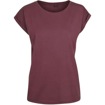 T-shirt à épaules dénudées femme Build Your Brand Rouge S - Publicité T-shirt à épaules dénudées femme Build Your Brand Rouge S - Publicité