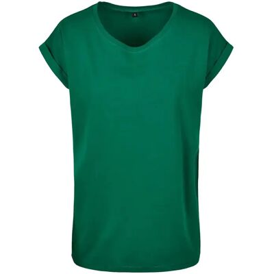 T-shirt à épaules dénudées femme Build Your Brand Vert 3XL - Publicité T-shirt à épaules dénudées femme Build Your Brand Vert 3XL - Publicité