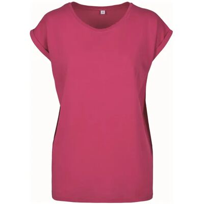T-shirt à épaules dénudées femme Build Your Brand Rose S - Publicité T-shirt à épaules dénudées femme Build Your Brand Rose S - Publicité